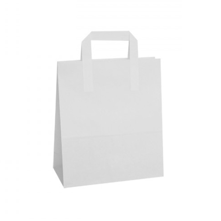 Medium SOS White Kraft Bags - AIG Foods Ltd.